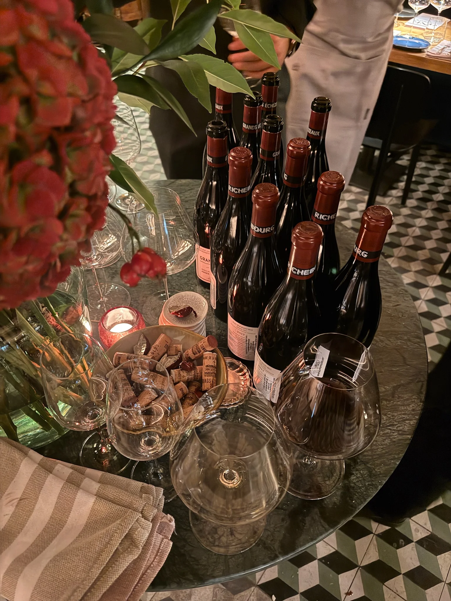 Wine dinner event at MINE